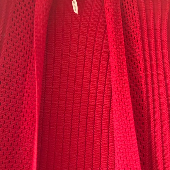 Open cardigan in red color - Picture 4 of 5
